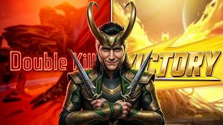 I got two quick eliminations and secured the VICTORY (Loki)