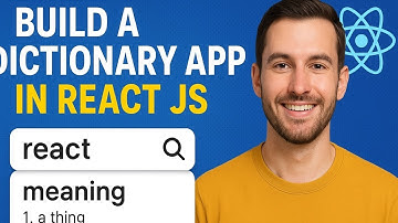 Build a Dictionary App in React JS (Beginner Tutorial) | Learn API Fetching Step-by-Step