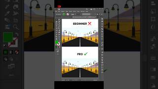 Adobe Illustrator Scale Tool Trick  Beginner vs Pro 🤯 #AdobeIllustrator #ScaleTool #Shorts