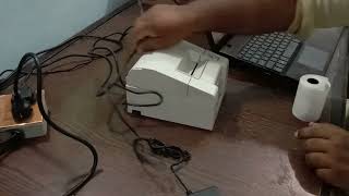 Thermal receipt Printer Fujitsu FP 1100 | Thermal receipt printer kaisy istemal karin Part 01