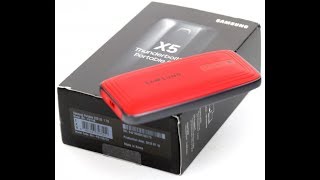 Samsung X5 Thunderbolt 3 Portable SSD Review