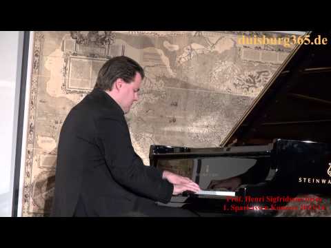 1. Sparkassen Konzert 2013-14 mit Prof. Henri Sigfridsson