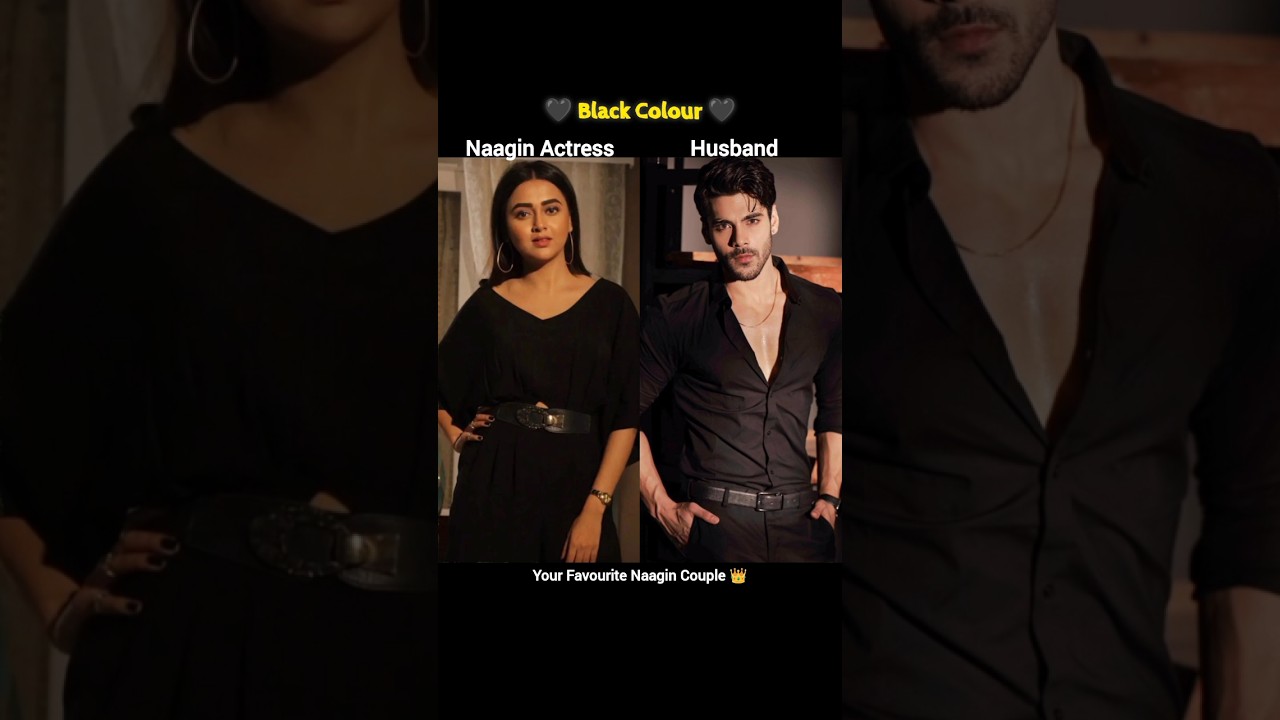 Naagin Couples in Black 🖤🐍 | Naagin Couple in Black Dress | 