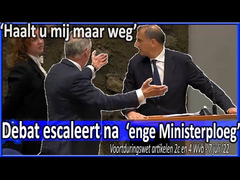 Paul van Meenen ontneemt Gidi Markuszower het woord en verzoekt bodes hem weg te halen Tweede Kamer