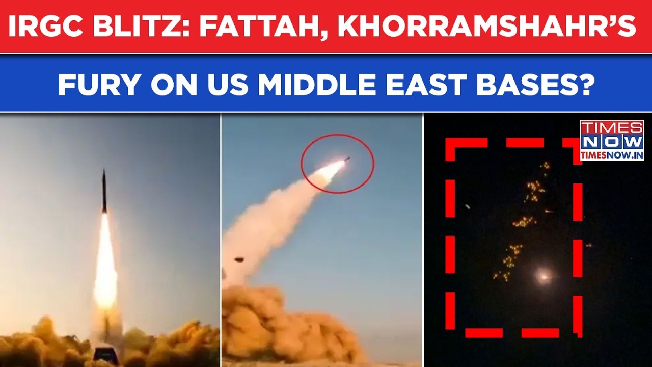Iran War: IRGC’s Fattah, Khorramshahr Slam Into US Gulf Bases? Watch Tehran’s 23rd Wave Of Strikes