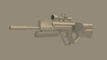 machine gun speed modeling (Blender)
