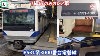 【東北本線用のE531系】E531系3000番台に乗ってきた。