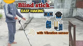🦯 Smart Blind Stick Using Arduino Nano | Obstacle &amp; Water Detection Project