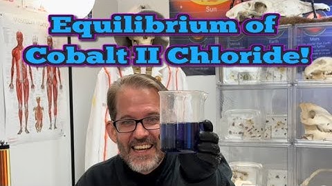 Equilibrium of Cobalt II Chloride in RamZland!⚗️ [Co(H2O)6]2+4Cl ⇌ [CoCl4]2+6H2O #STEM #RamZland