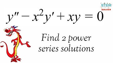 Ch.6-10 Find power series solutions of y
