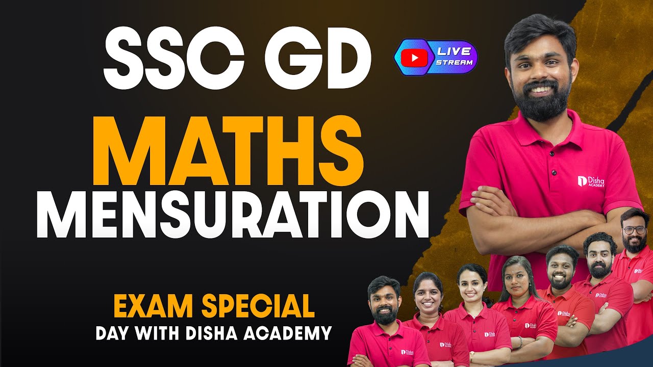 Yodha SSC GD 2024 - MATHS - MENSURATION - Exam Special #ssc #ssclive #sscgd