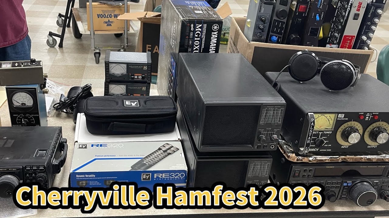 Cherryville Hamfest and Tech Expo ,Clinton NJ 2026 - YouTube
