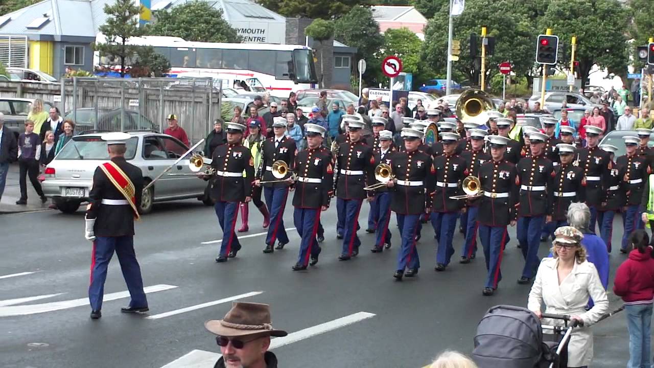 New Plymouth Street Parade - Pacific Marine Band during the RWC 2011