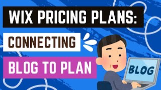 Wix Pricing Plans: Connecting a Plan to Your Blog