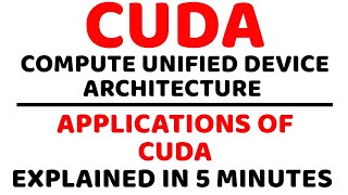 Applications Of CUDA Explained in 5 Minutes (Hindi)