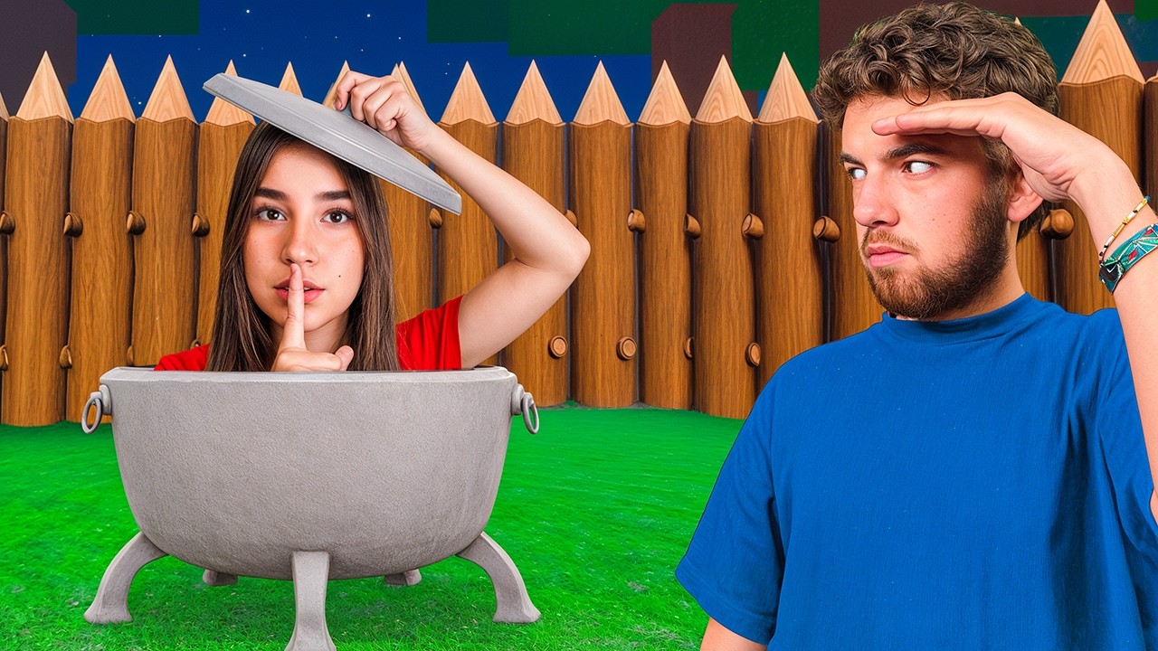 CACHE-CACHE sur 99 NUITS dans la FORÊT avec mon GRAND FRÈRE 🌲