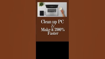 Clean-up your computer & boost performance #short