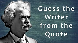 Life Lessons Guess the Writer from the Quote | Famous Quotes Quiz | Pub Quiz |