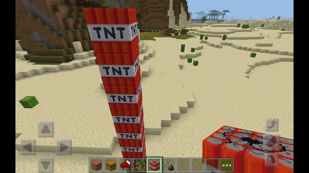 Abone sayısına göre minecraft'ta TNT patlatıyorum.