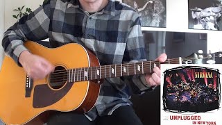 Nirvana - Jesus Doesn't Want Me For A Sunbeam (Guitar Cover)