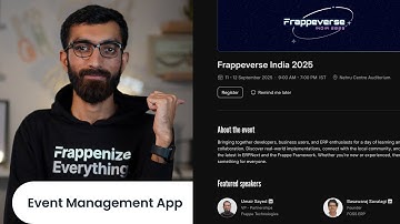 (Part 7) Building an Event Management app with Frappe Framework!