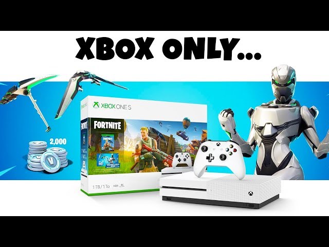 Xbox One FORTNITE Console Unboxing (Eon Skin Bundle) Battle Royale Solo  Victory Gameplay 