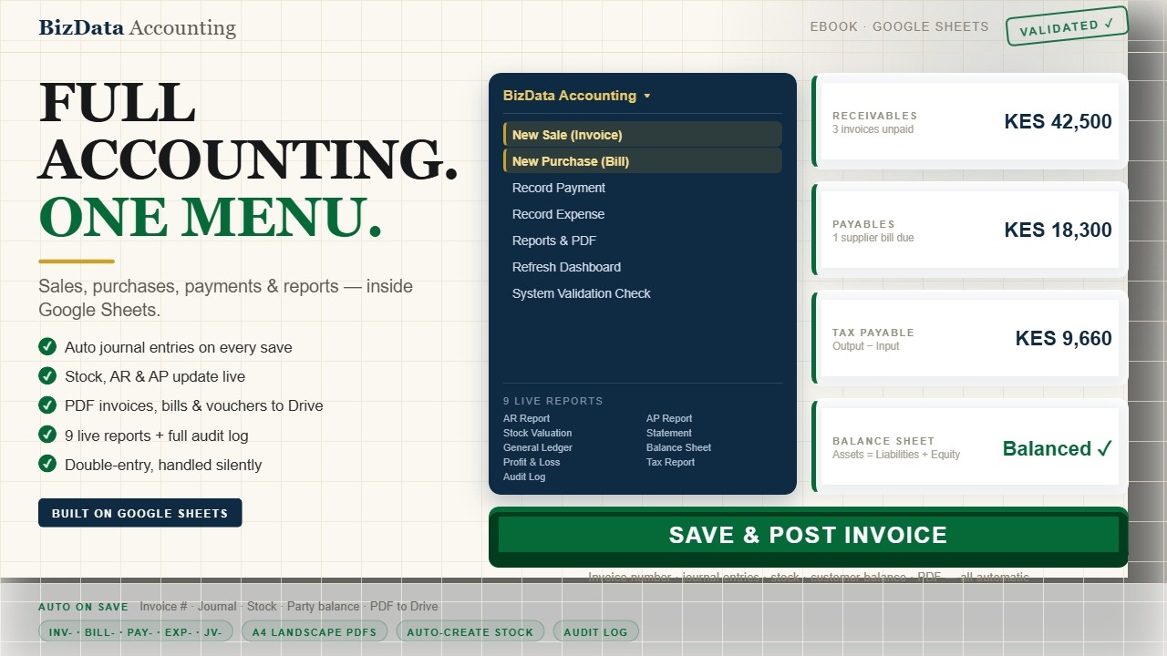 BizData Accounting eBook(Software)