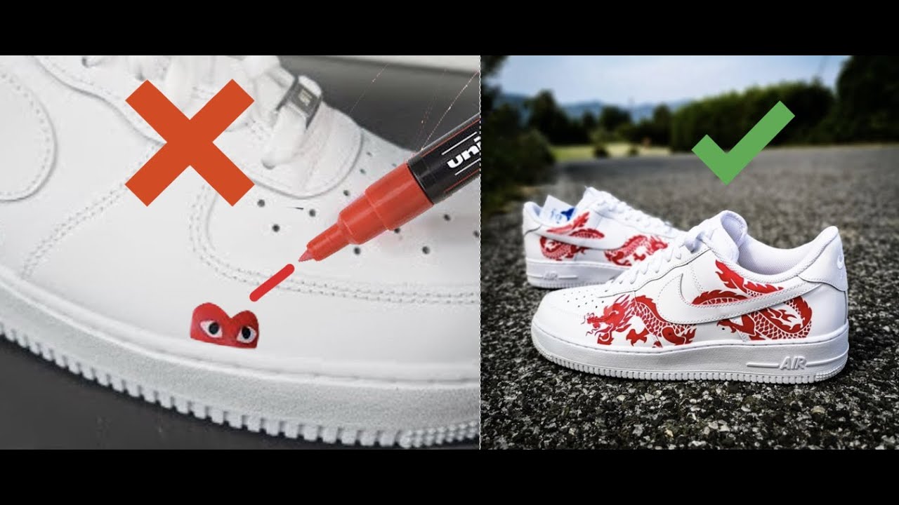 How to make 90 less mistakes as a shoe customizer YouTube