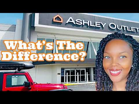 ASHLEY OUTLET? WHAT’S THE DIFFERENCE BETWEEN THE REGULAR ASHLEY FURNITURE STORE?🤔
