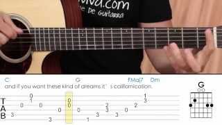 Como tocar Californication en guitarra Acordes Chords guitar How to play screenshot 5