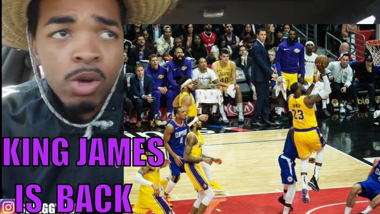 KING JAMES IS BACK WITH TRIPLE DOUBLE | LAKERS VS CLIPPERS HIGHLIGHTS REACTION - YouTube