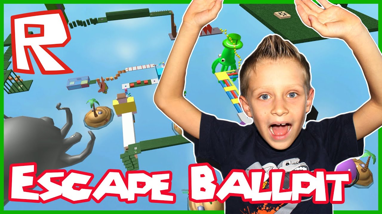 Escape The Ballpit The Magic Bridge Roblox Youtube - the haunted house obby halloween ghosts roblox youtube
