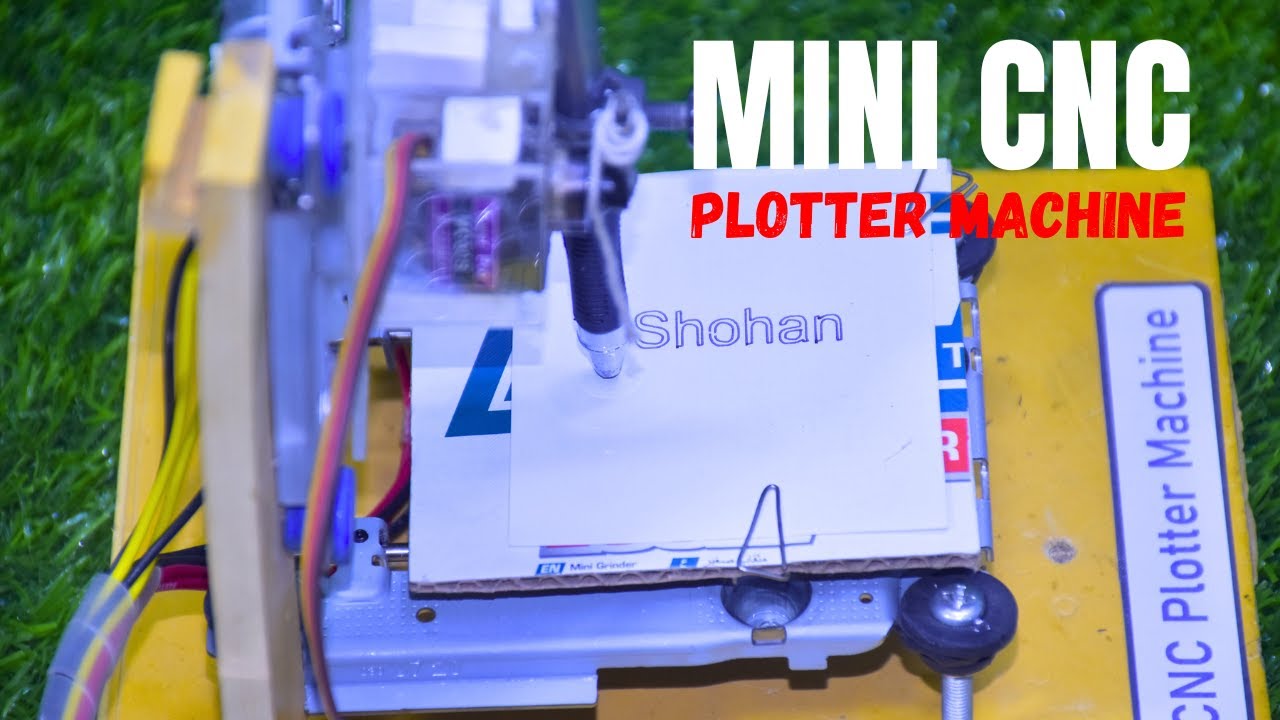 Mini CNC Plotter Machine || ZerOne Projects - YouTube