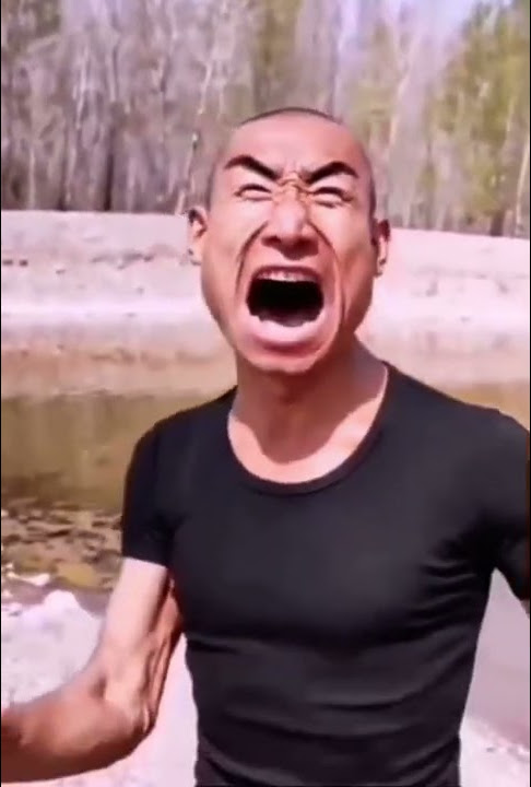 Square head Chinese man screaming Tik Tok meme (Full Version) #shorts