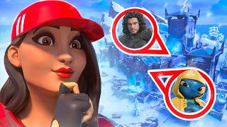 CACHE CACHE GÉANT à FORT FRISSON sur FORTNITE ! ❄️