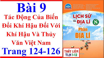 Địa Lí Lớp 8 Bài 9 | Tác Động Của Biến Đổi Khí Hậu Đối Với Khí Hậu Trang 124 126 Chân Trời Sáng Tạo