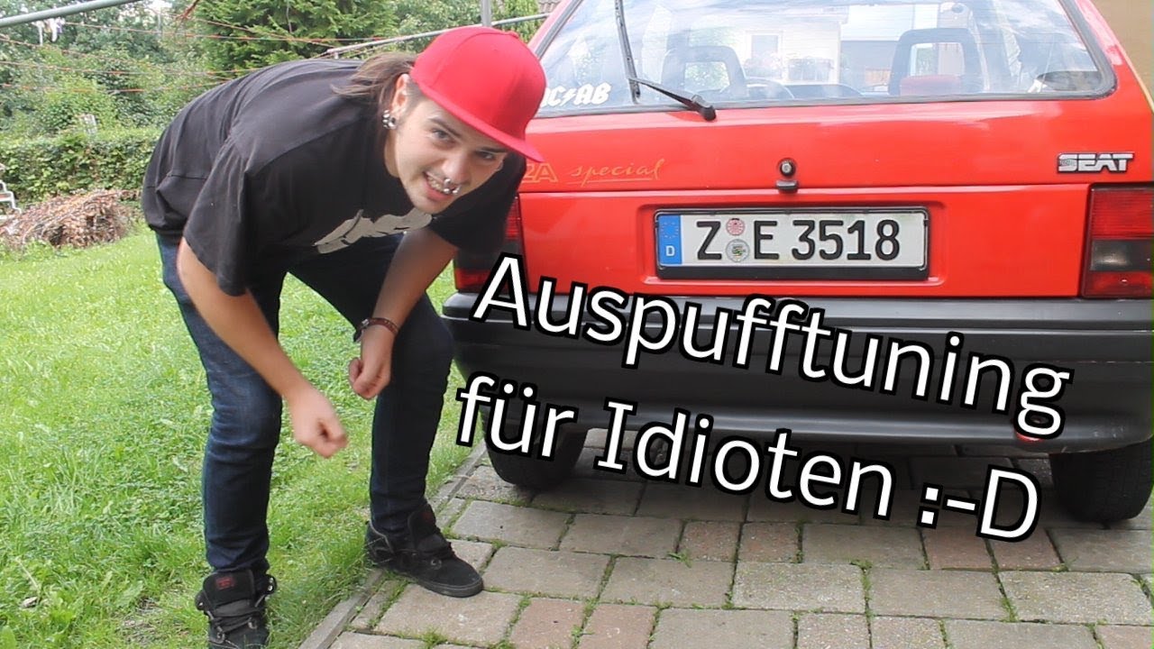 Auspuff lauter machen? Auspuff-Tuning für Idioten. XD - YouTube