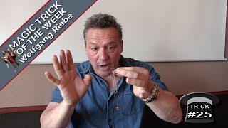 Magic Trick of the Week 25 (Linking Safety Pins) with Wolfgang Riebe