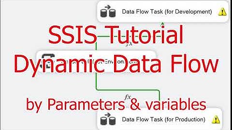 SSIS Tutorial - How to create a dynamic package that runs according to parameters and variables?