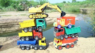 Accident- Tata Truck | Mahindra Tractor | Auto Rickshaw | Bolero Pickup | Tata Ace | Dumper | CS Toy