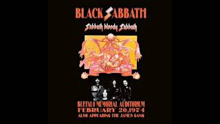 BLACK SABBATH - Where The Buffalo Memorial NY 1974 🇺🇸 RE UPLOADED