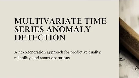 Mutivariate Time series Anomaly Detection 