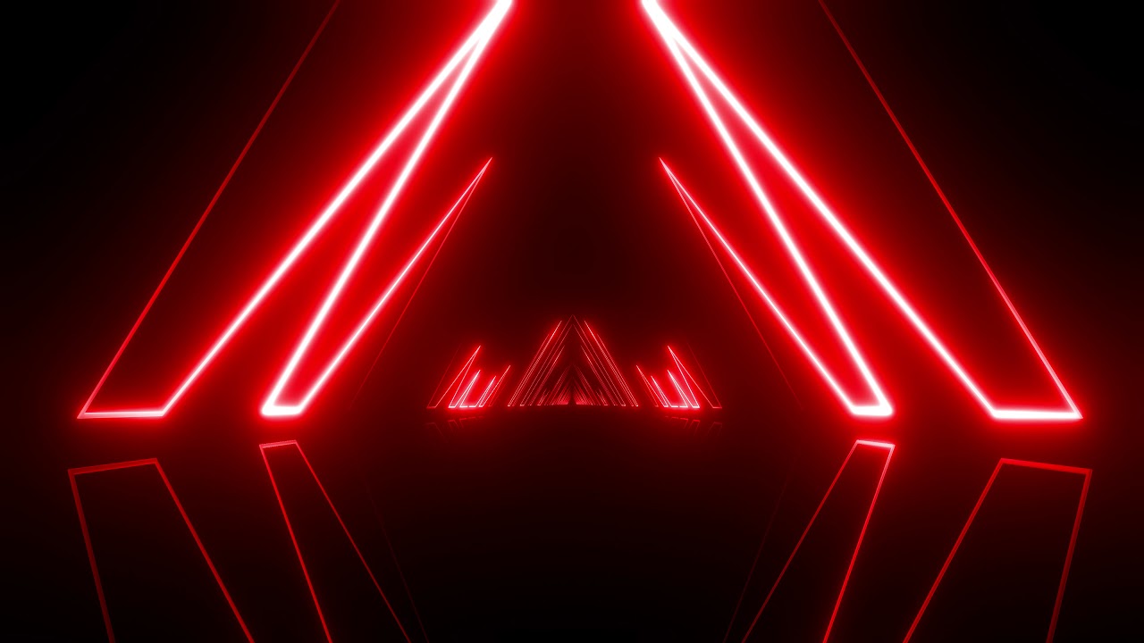 RED neon HD background - YouTube