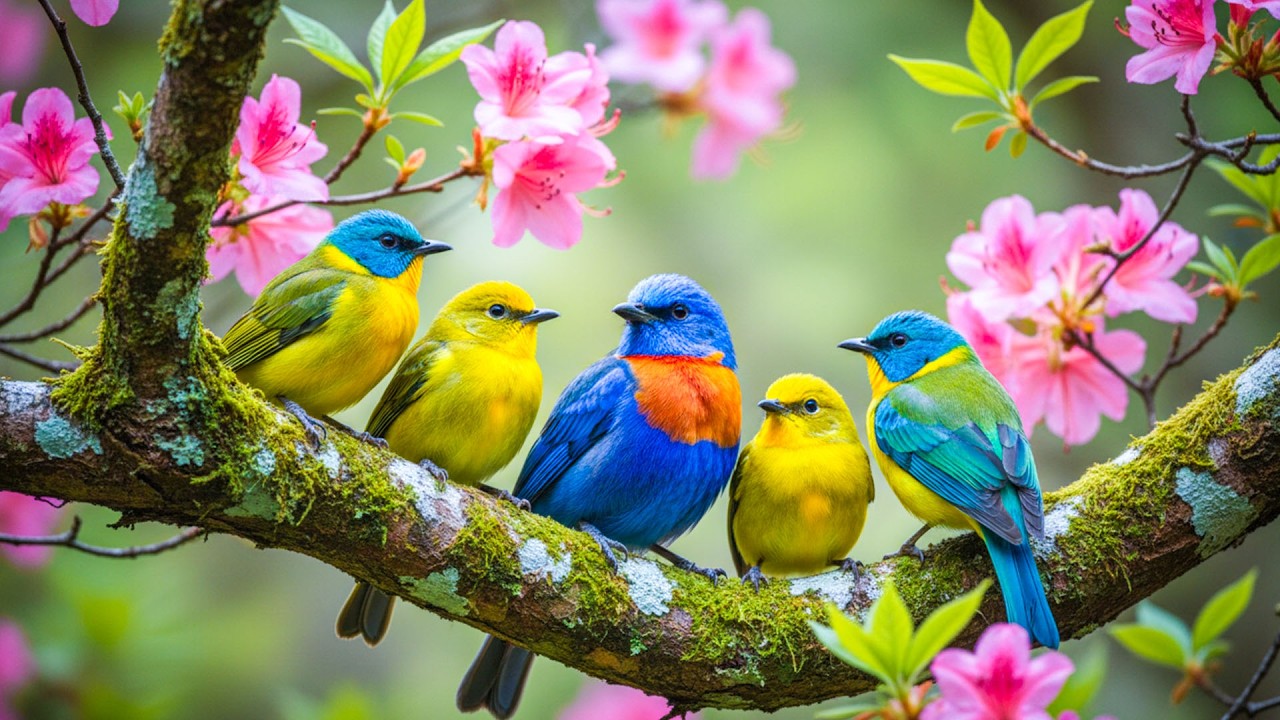 Фортепианная музыка и пение птиц 🌿 Спокойные мелодии, успокаивающие ум, умиротворяющие сердце и с...