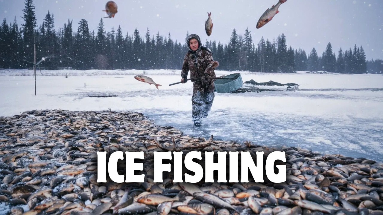 Как мы выловили годовой запас еды за один день: подлёдная рыбалка на мунху в Якутии