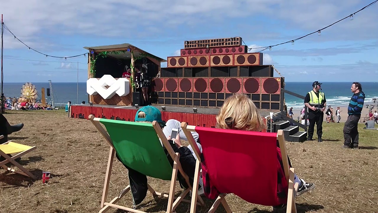 Altman on the House of Marley stage at Boardmasters 2017