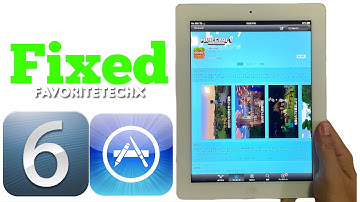 How to fix AppStore on iOS 6
