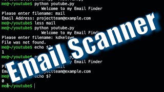 Learn Python – Program a simple email scanner