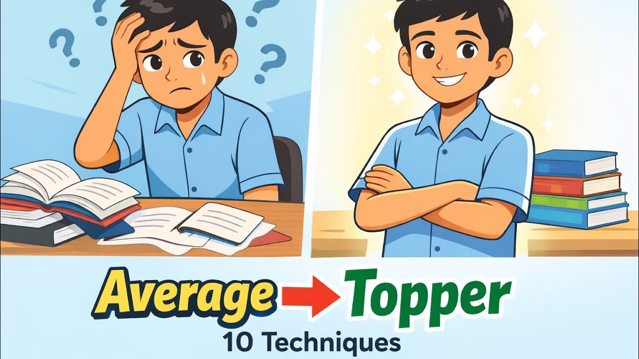 Last 1 Month Exam Strategy 🔥 10 Techniques जो Average Student को Topper बना दें 