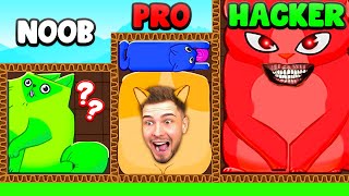 NOOB vs. PRO vs. HACKER in Puzzle Cats screenshot 4